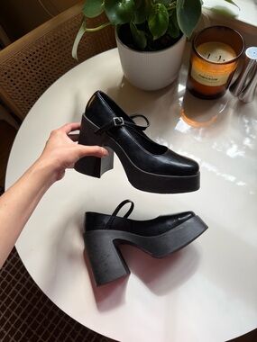 Chunky Black Platform ASOS Heels